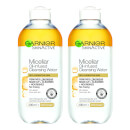 Garnier Micellar Water Oil Infused Facial Cleanser 400ml Duo Pack