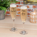 Friends Ross and Rachel Champagne Flutes Friends Ross and Rachel Champagne Flutes