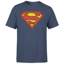 Official Superman Crackle Logo Men's T-Shirt - Navy Official Superman Crackle Logo Men's T-Shirt - Navy
