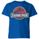 Jurassic Park Logo Vintage Kids' T-Shirt - Blue Jurassic Park Logo Vintage Kids' T-Shirt - Blue