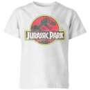 Jurassic Park Logo Vintage Kids' T-Shirt - White Jurassic Park Logo Vintage Kids' T-Shirt - White