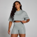 MP Women's Origin Super Crop Graphic T-Shirt - Fossil Grey - XS MP Women's Origin Super Crop Graphic T-Shirt - Fossil Grey - XS
