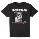 Scream What's Your Favourite Scary Movie? Unisex T-Shirt - Black Scream What's Your Favourite Scary Movie? Unisex T-Shirt - Black