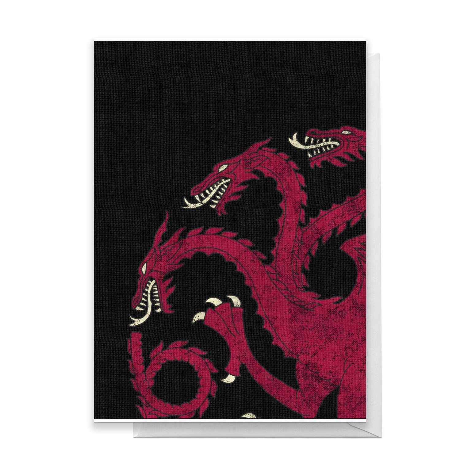 Game of Thrones House Targaryen Greetings Card