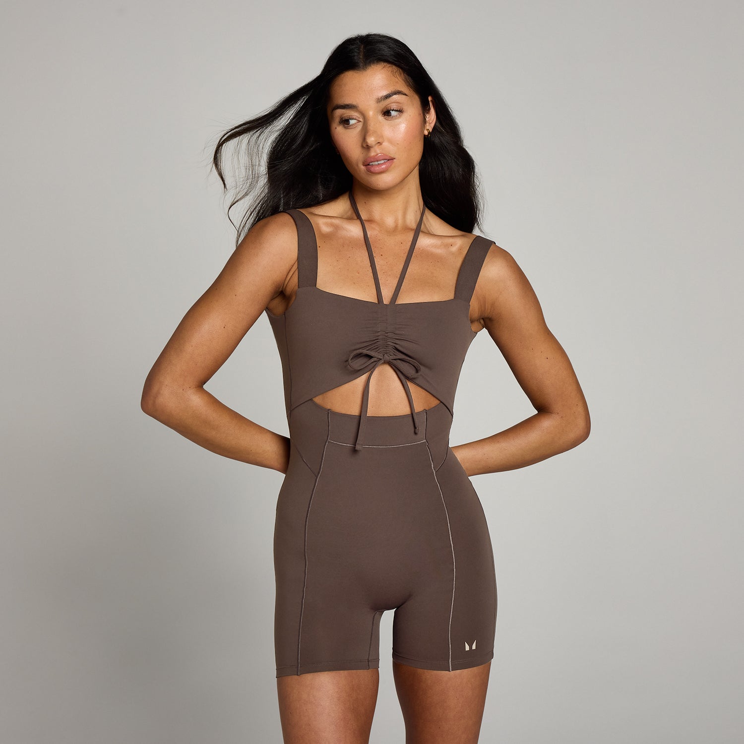 MP Women's Studio Gathered Bodysuit - Chocolate