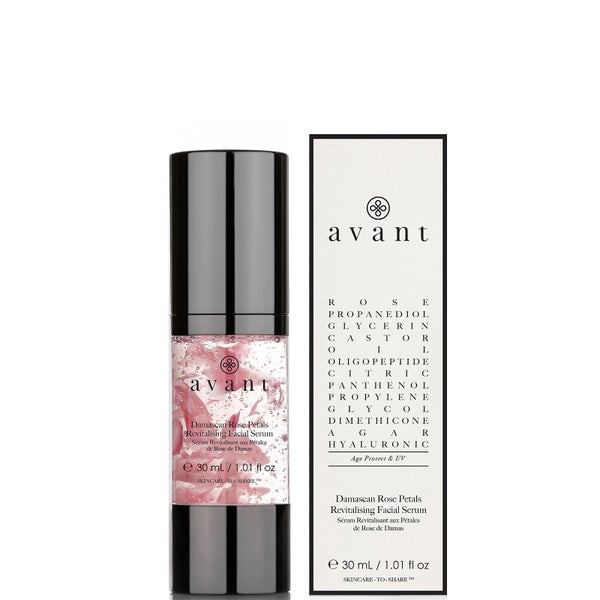 سيروم تنشيط الوجه ببتلات الورد الدمشقي من Avant Skincare بحجم 30 مل