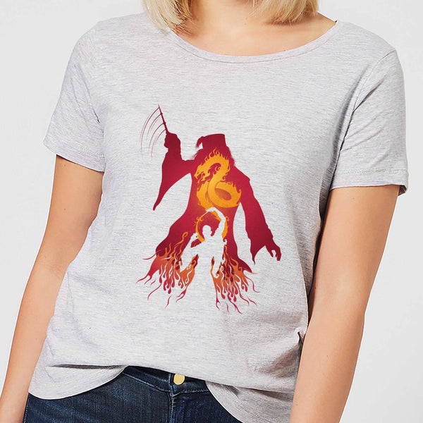 Harry Potter Dumbledore Voldemort Women's T-Shirt - Grey