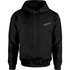 Birds of Prey Boobytrap Embroidered Unisex Hoodie - Black