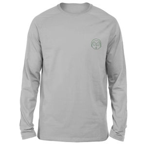 Rick and Morty Morty Embroidered Unisex Long Sleeved T-Shirt - Grey