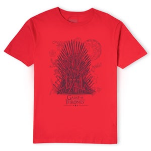 Game of Thrones The Iron Throne Men's T-Shirt - Rood