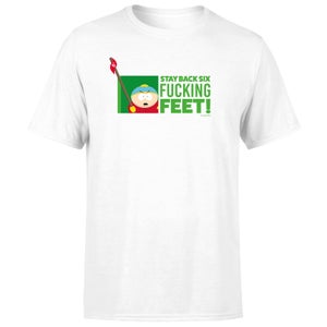 South Park Cartman Six Feet Men's T-Shirt - White