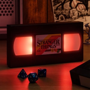Stranger Things VHS Logo Lamp