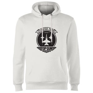 Sweat à capuche Top Gun Maverick Fighter Town USA - Blanc