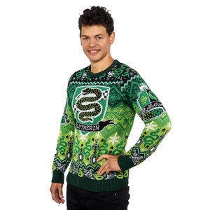 Slytherin House Crest Christmas Jumper