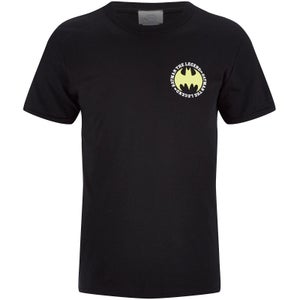 DC Comics Batman Men's The Legend Logo - Schwarz