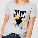 Johnny Bravo Man I'm Pretty Women's T-Shirt - Grey Johnny Bravo Man I'm Pretty Women's T-Shirt - Grey