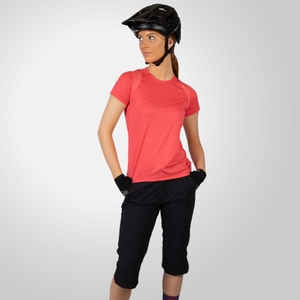 Women's Hummvee 3/4 Shorts (With Liner) - Black