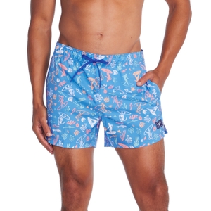 Men's Print Redondo Edge Volley 14" Blue - L