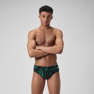 Men's Space Train Brief Green/Black - 26