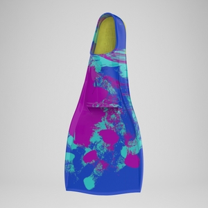 Long Blade Fin Blue/Purple
