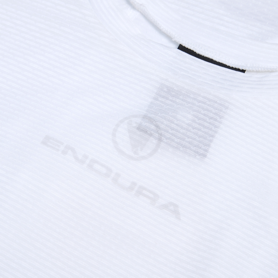 Kurzarm Translite Baselayer für Herren - Weiß