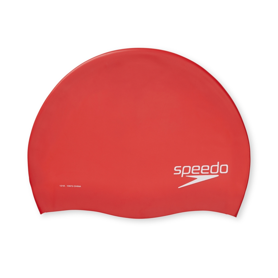 Adult Solid Silicone Cap Red