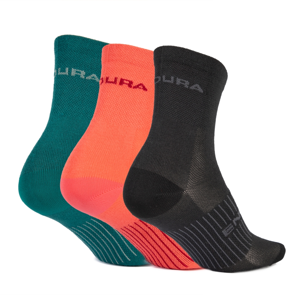 Coolmax® Race Socken (Dreierpack) für Damen - Schwarz