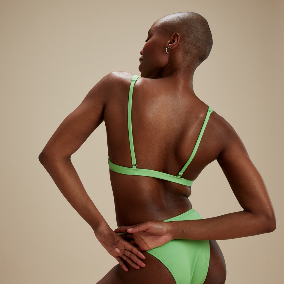 Women's Flu3nte Convertible Strap Solid Bikini Top Green