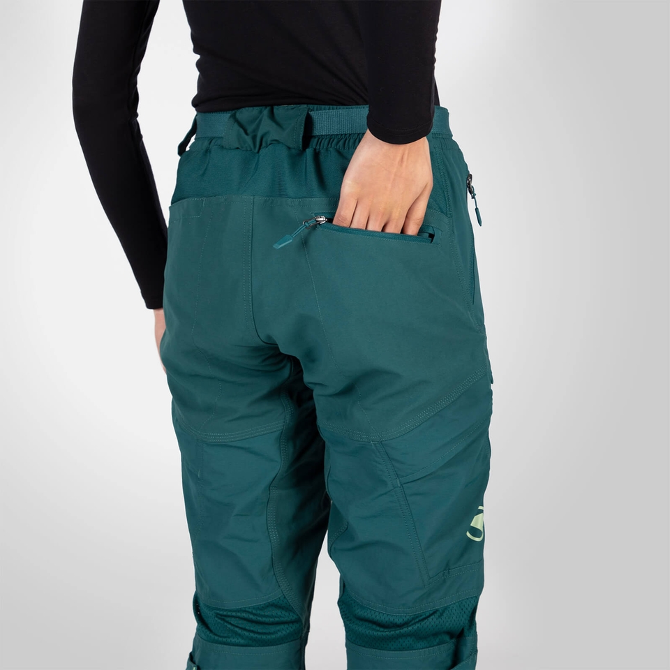 Women's Hummvee 3/4 Shorts (With Liner) - Deep Teal