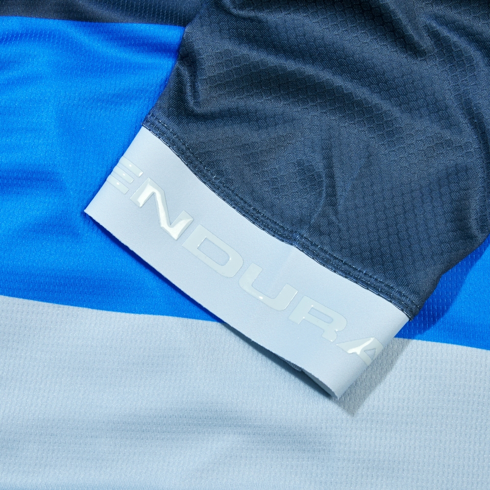 Men's FS260 Print S/S Jersey - Ink Blue