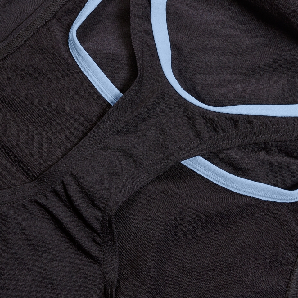 Women's Placement Bikini Black/Blue