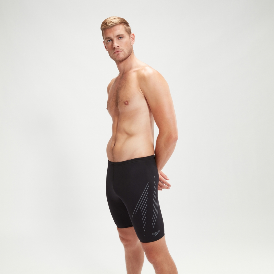 HyperBoom Placement-Schwimmhose für Herren Schwarz/Grau