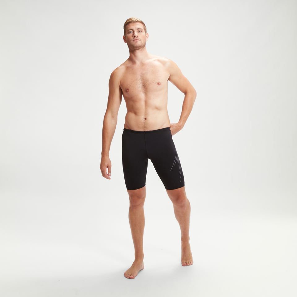 HyperBoom Placement-Schwimmhose für Herren Schwarz/Grau