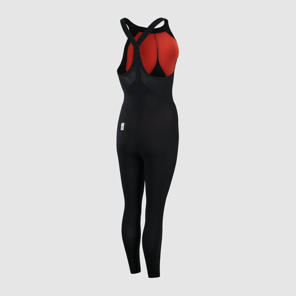 Fastskin LZR Elite Openwater 2.0 Bodyskin-Schwimmanzug mit geschlossenem Rücken für Damen Schwarz