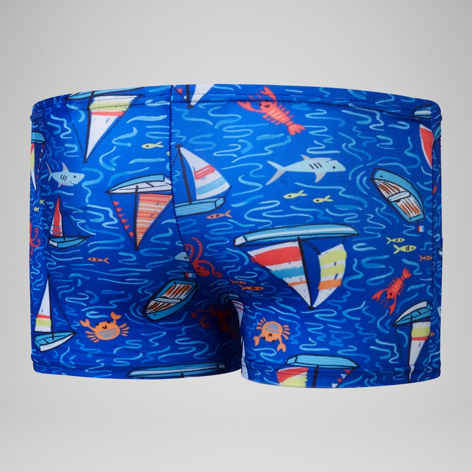 Boys Digital Short Sleeve Rash Top Set Red/Blue