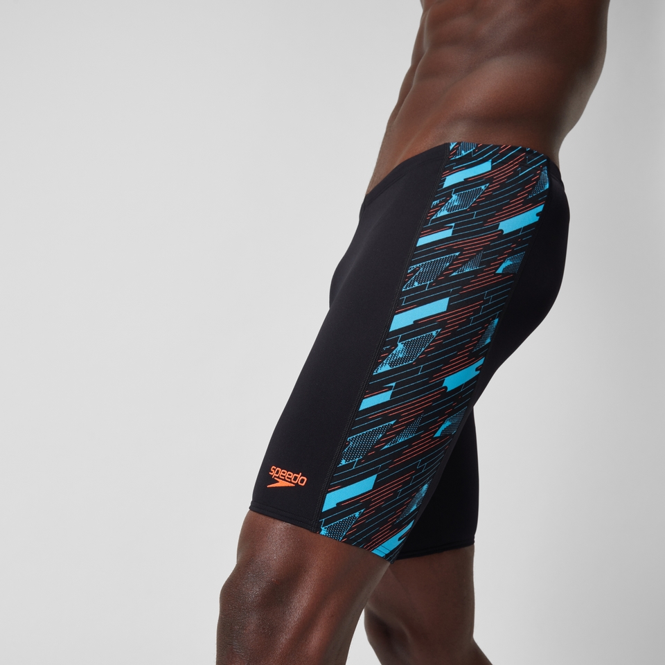 Jammer HyperBoom à empiècement pour Hommes Noir/Bleu picton/Rouge sirène