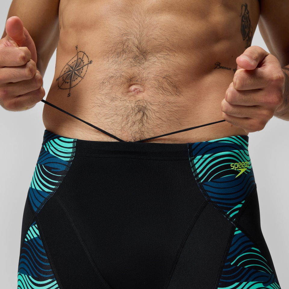 Men's Endurance+ Max Splice Mid Jammer Black/Turquoise
