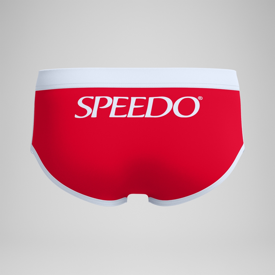 Men's Jetstream Retro Logo Brief Red