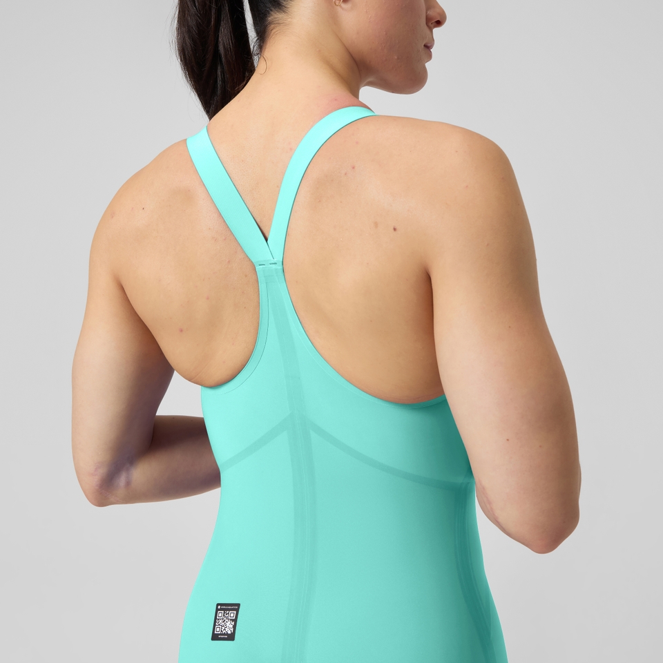 Fastskin LZR Pure Valor 2.0 Schwimmanzug mit geschlossenem Rücken Türkis für Damen